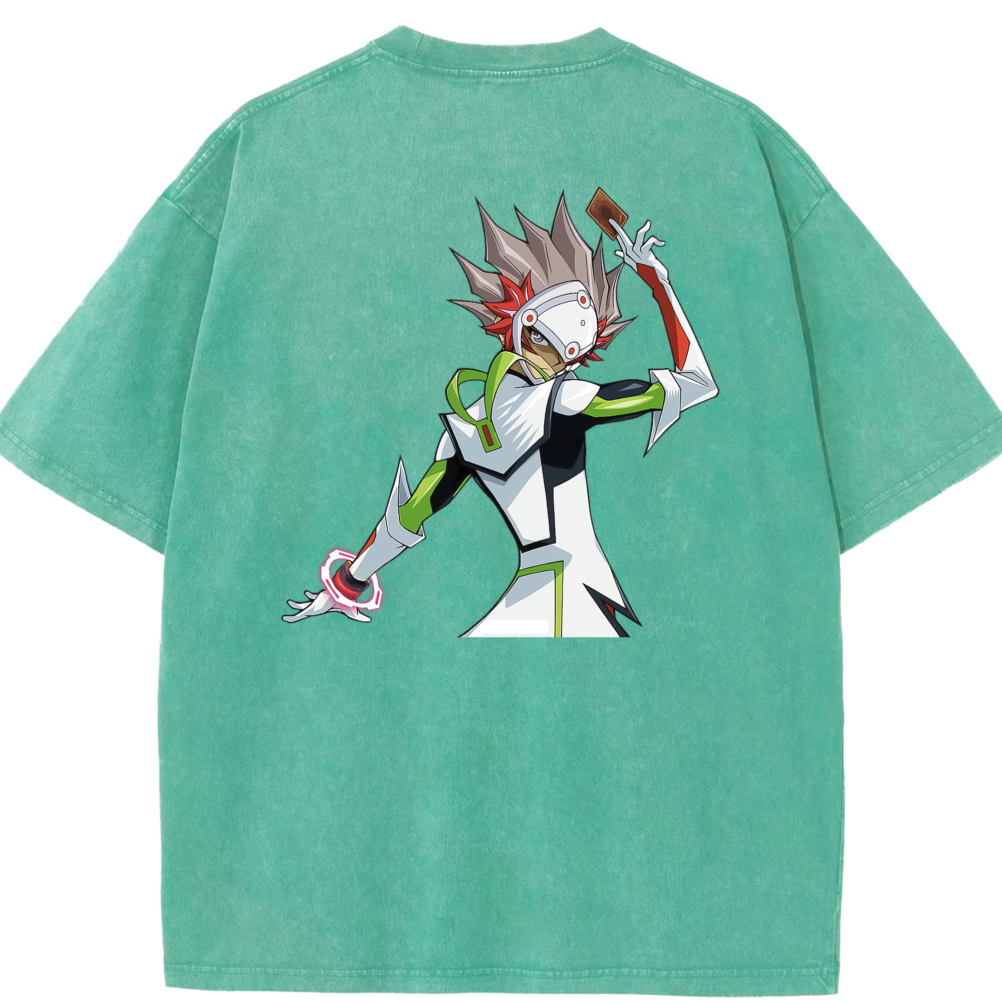 （画像用） 遊☆戯☆王 Yu-Gi-Oh! 綿100% ヴィンテージ風 半袖Tシャツ（背面プリント）